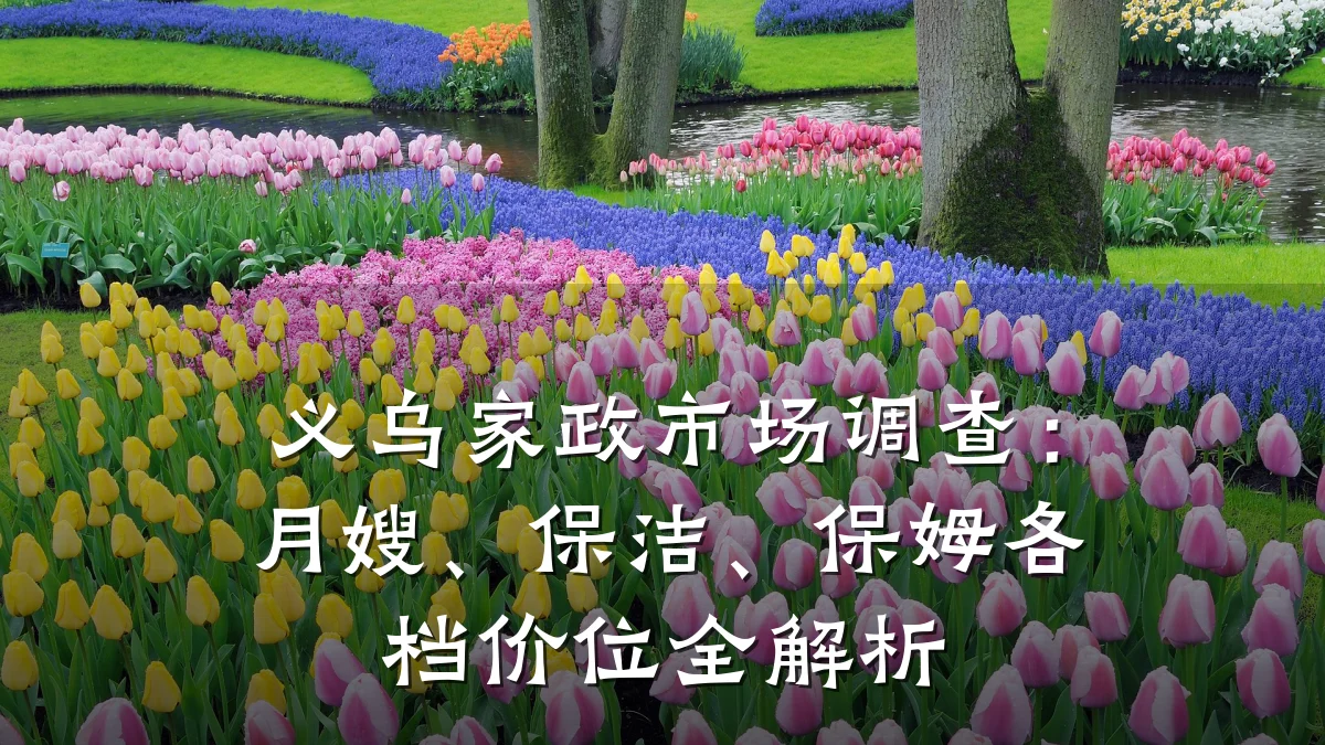 义乌家政市场调查:月嫂、保洁、保姆各档价位全解析