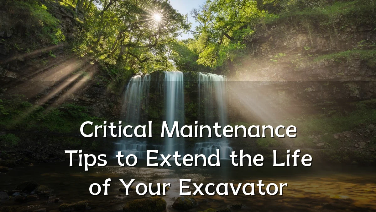 Critical Maintenance Tips to Extend the Life of Your Excavator