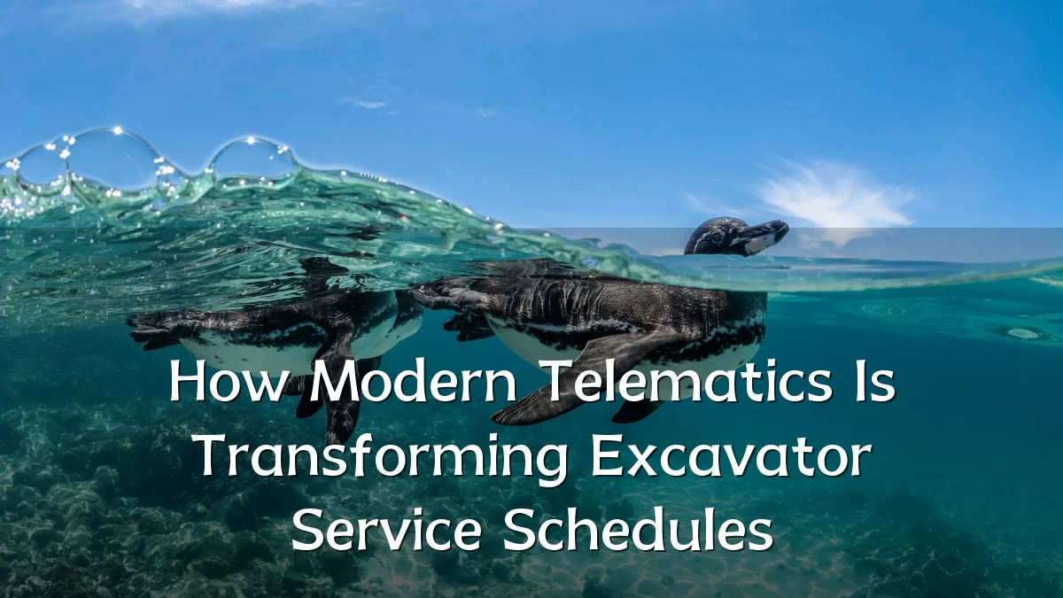 How Modern Telematics Is Transforming Excavator Service Schedules