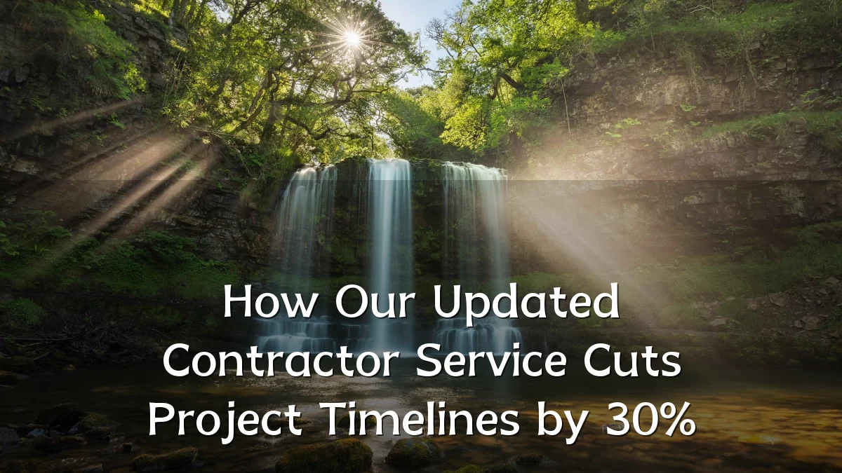 How Our Updated Contractor Service Cuts Project Timelines by 30%