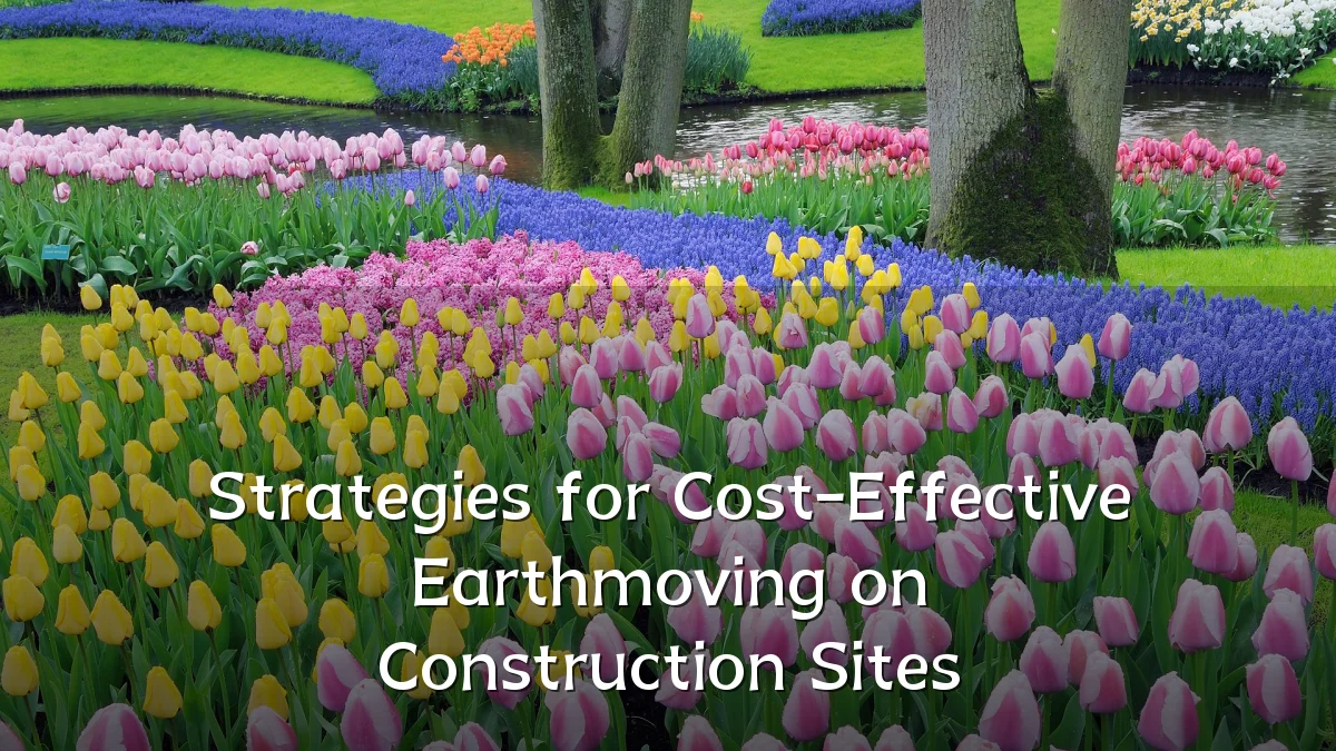 Strategies for Cost-Effective Earthmoving on Construction Sites