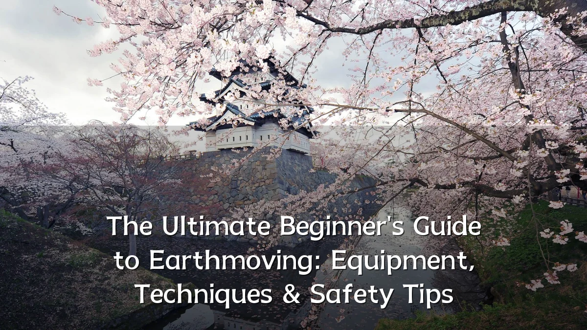 The Ultimate Beginner's Guide to Earthmoving: Equipment, Techniques & Safety Tips