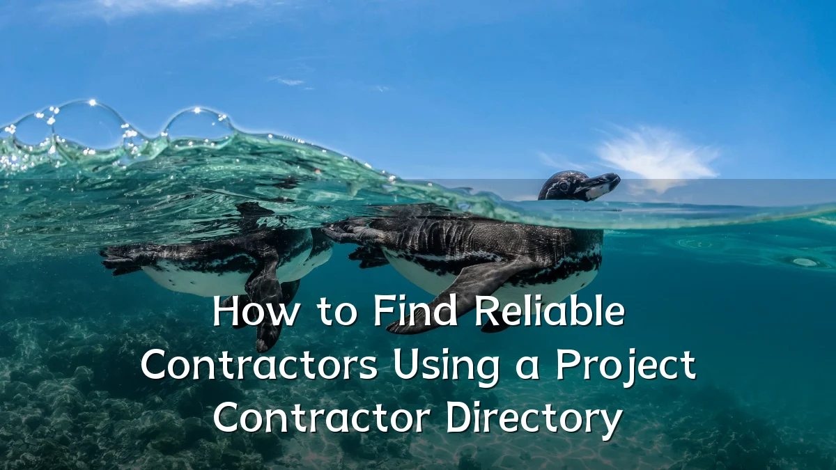 How to Find Reliable Contractors Using a Project Contractor Directory