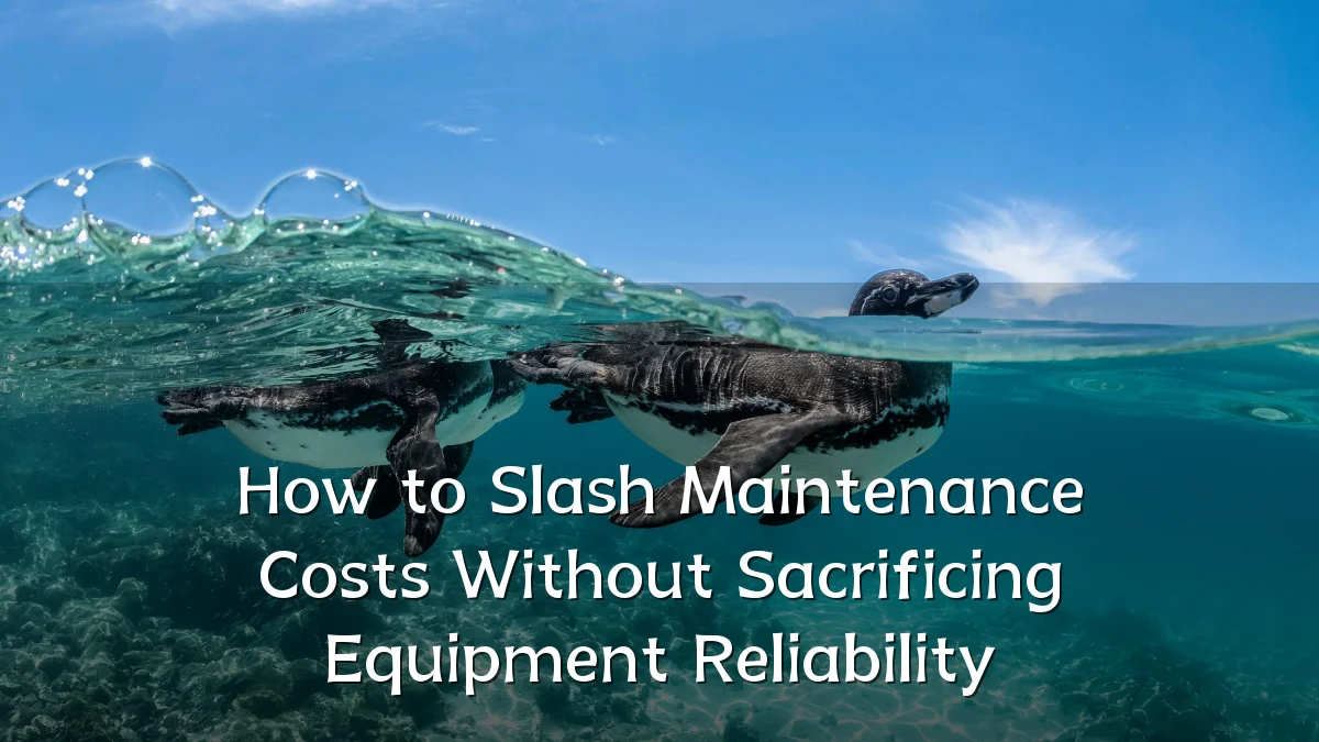 How to Slash Maintenance Costs Without Sacrificing Equipment Reliability